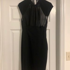 Black dress with sheer top (black cami built in)